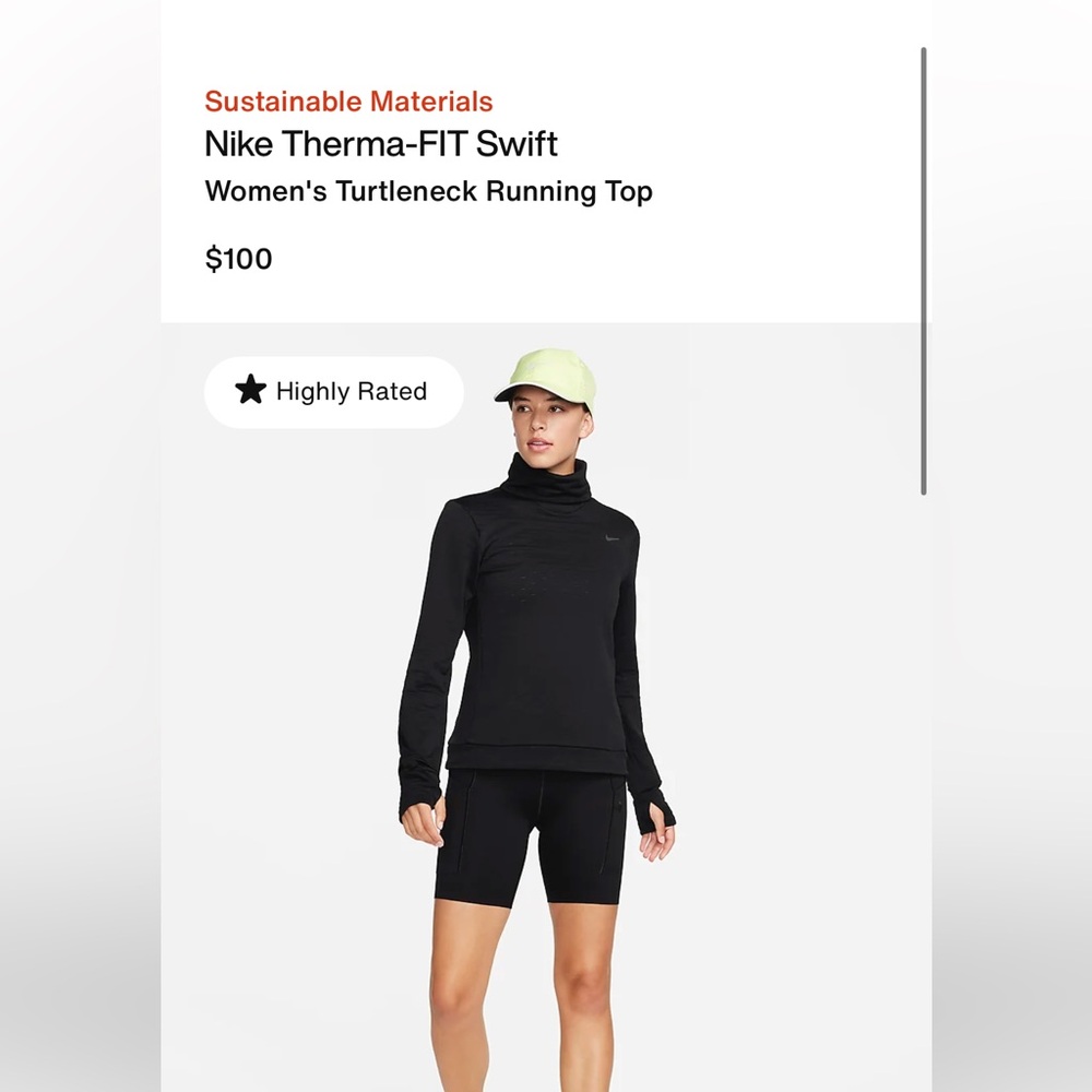 Nike Therma fit Turtleneck top